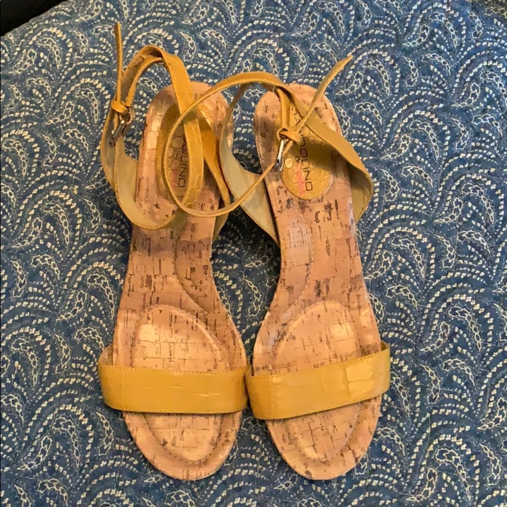 Ankle strap wedge sandals - wedges